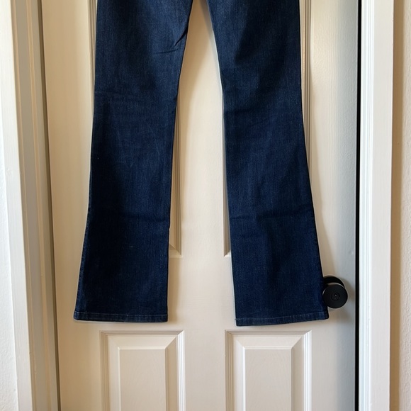 👖 7 FOR ALL MANKIND Denim - Kimmie Bootcut - Dark Wash - Size 30 - Picture 5 of 7